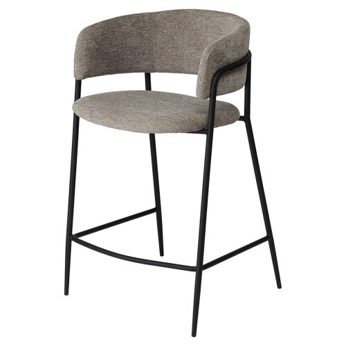 Стул полубарный helning, мягкий шенилл, капучино