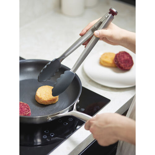 Щипцы кухонные smartchef, 33,5 см, серо-бордовые 10