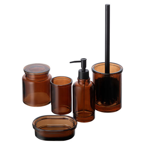 Стакан для зубных щеток amber, темно-янтарный 5