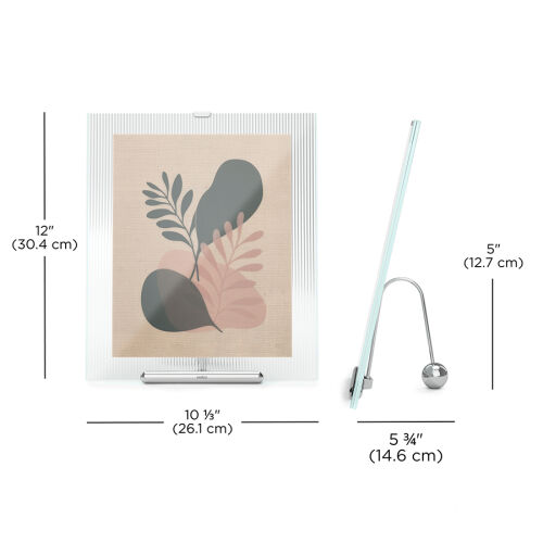 Фоторамка flute, 26х30 см, хром 5