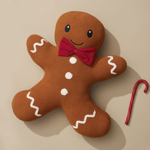 Подушка вязаная classy gingerbread из коллекции new year essenti 2