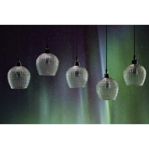 Светильник подвесной каскадный aurora, 110х18 см, прозрачный 2