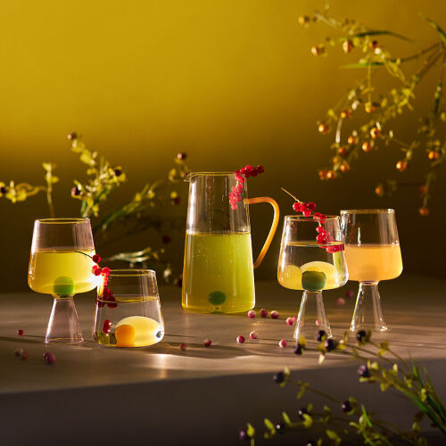 Набор бокалов для вина orb, 400 мл, розовый/зеленый, 2 шт. 2