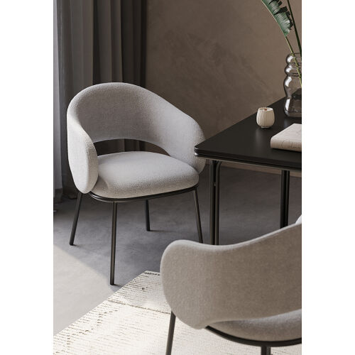 Стул coastal, букле, дымчато-серый 1