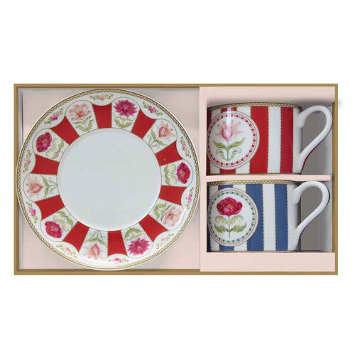 Набор чашек с блюдцем flowery, 240 мл, 2 шт. 2