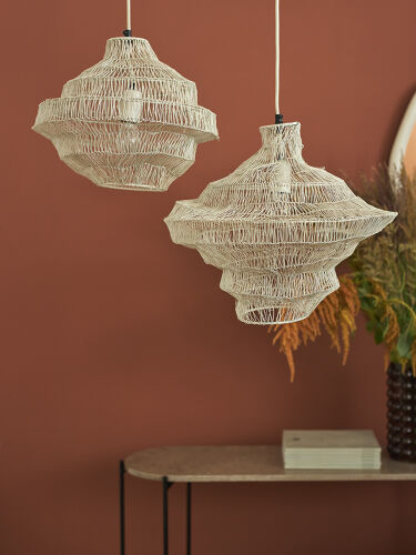 Светильник подвесной vinger, D45х50 см, бежевый 4