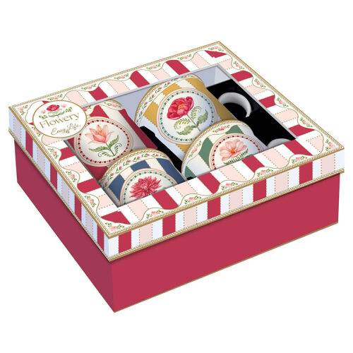 Набор кружек flowery, 300 мл, 4 шт. 2