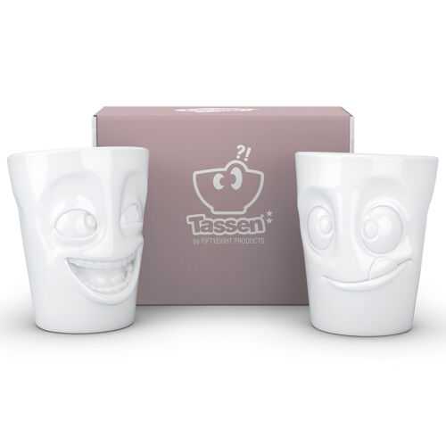 Набор кружек joking & tasty, 350 мл, белый, 2 шт. 2 Набор кружек joking & tasty, 350 мл, белый, 2 шт. 2