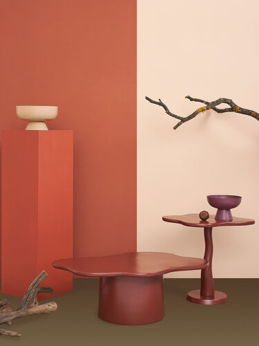 Столик приставной fluid, 56х49 см, сепия 4