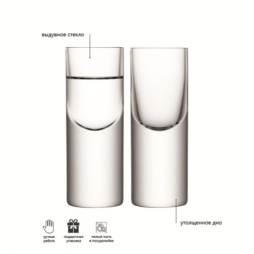 Набор стопок boris, 50 мл, 2 шт. 5