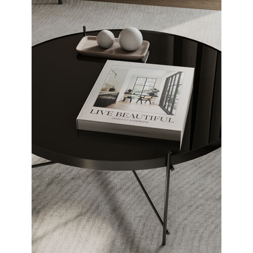 Столик josen, D85 см, черный 1