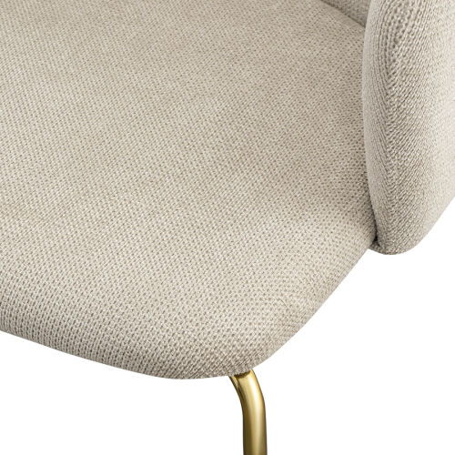 Стул dwight, фактурный шенилл, светло-бежевый 7