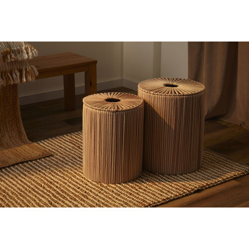 Корзина плетеная dholak beige из коллекции ethnic, размер m 9