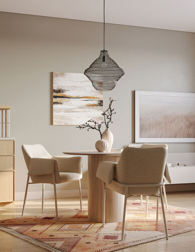 Стул aline, шенилл, светло-серый 2