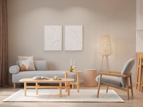 Панно декоративное с эффектом 3d minimalism line, 50х70 см 1