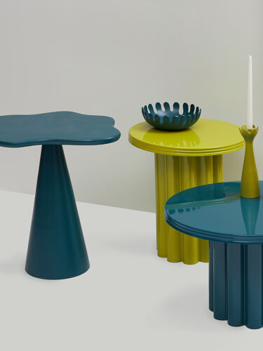 Столик приставной vivlend, D43 см, лайм 2