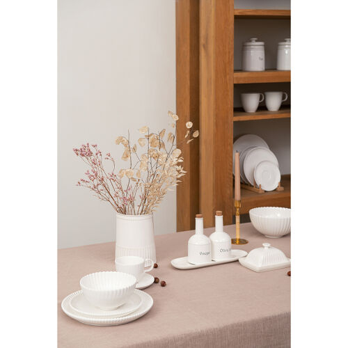 Овальное блюдо белого цвета из коллекции kitchen spirit 4