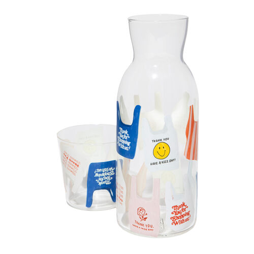 Набор из графина и стакана corner shop, thank you bag 6 Набор из графина и стакана corner shop, thank you bag 6