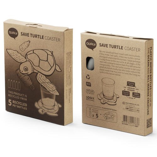 Подставка под стаканы save turtle, серая 4 Подставка под стаканы save turtle, серая 4