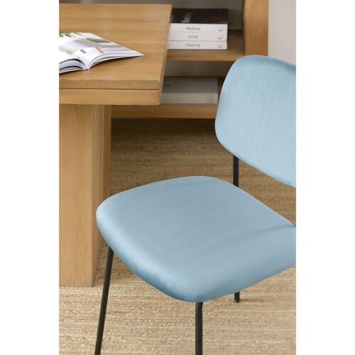 Стул tilla, велюр, темно-бирюзовый 1