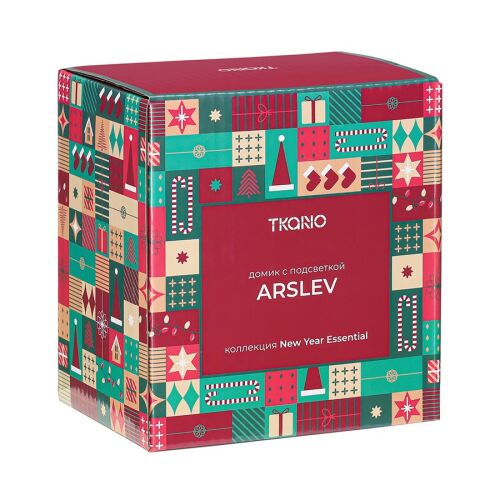 Домик с подсветкой arslev из коллекции new year essential, 11 см 7