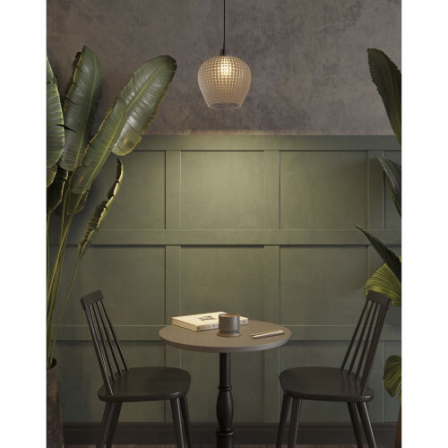 Светильник подвесной aurora, D20 см, серый 5