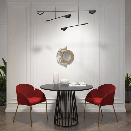 Зеркало настенное lys, 43х50,8 см, латунь 4