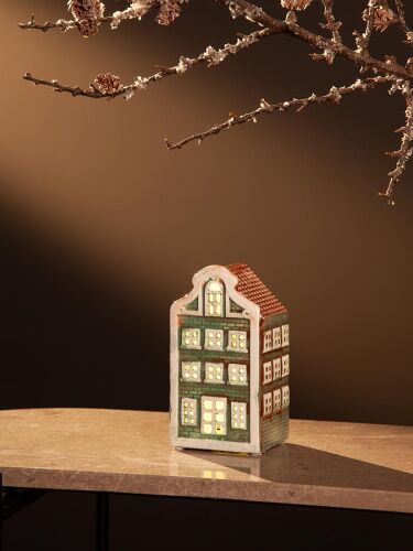 Домик с подсветкой aulum из коллекции new year essential, 16 см 3