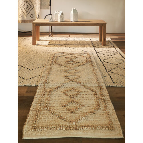 Ковер из джута и переработанного хлопка kolkata из коллекции eth 2