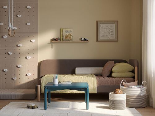 Столик кофейный saga, 75х75 см, сине-зеленый 5