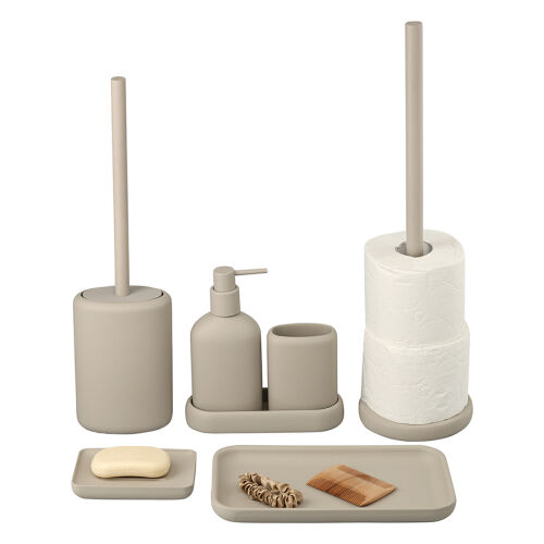 Подставка для ванных принадлежностей slim, светло-серая, большая 7