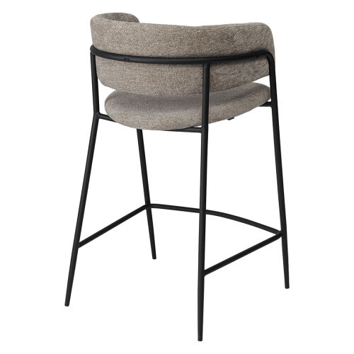 Стул полубарный helning, мягкий шенилл, капучино 6