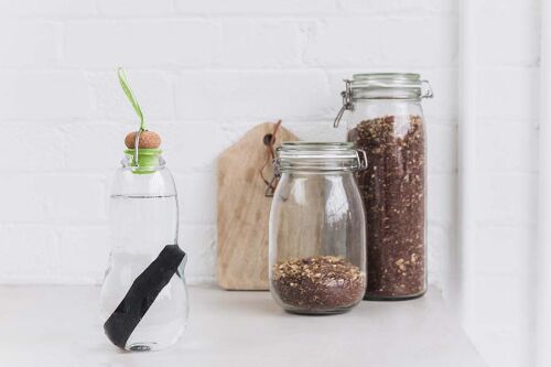 Бутылка для воды с угольным фильтром eau good, 800 мл, салатная 1 Бутылка для воды с угольным фильтром eau good, 800 мл, салатная 1