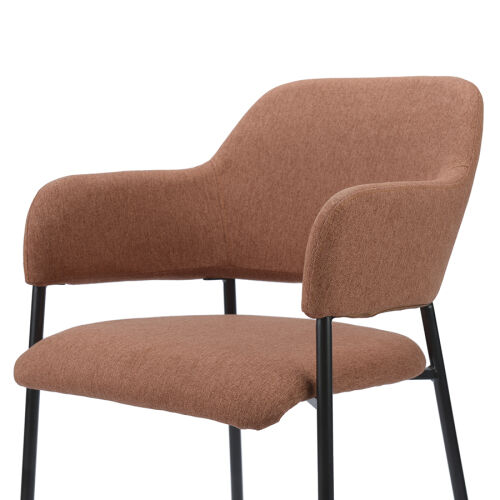 Стул wendy, рогожка, терракота 2