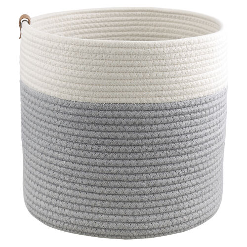 Корзина для хранения ciary, D30х30 см, бежевая/серая 1