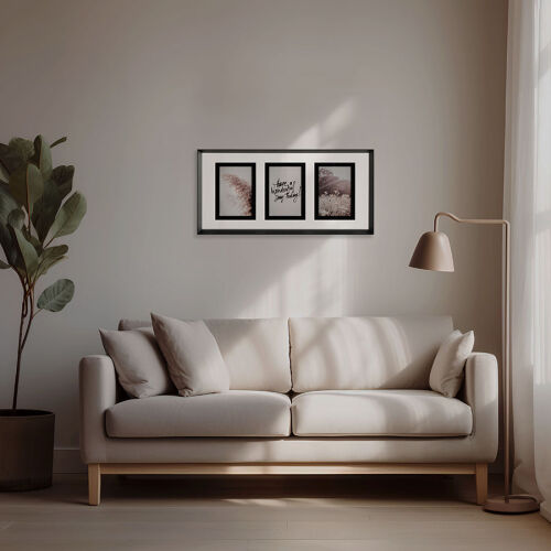 Рамка для фотографий pleasant moments, 24х49 см, белая/черная 2 Рамка для фотографий pleasant moments, 24х49 см, белая/черная 2