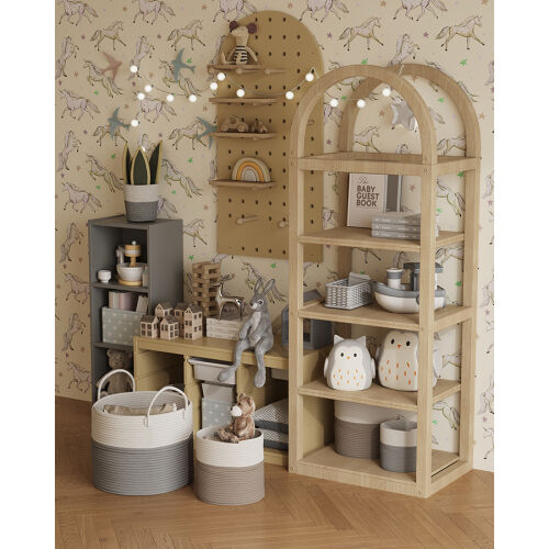 Кашпо gerd, D28х27 см кремовое/светло-серое 3