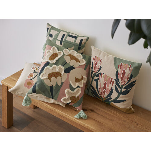 Подушка декоративная garden flower из коллекции ethnic, 45х45 см 5 Подушка декоративная garden flower из коллекции ethnic, 45х45 см 5