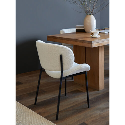 Стул embrace, букле, молочный 5