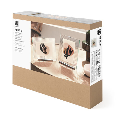 Фоторамка flute, 16х20 см, хром 6