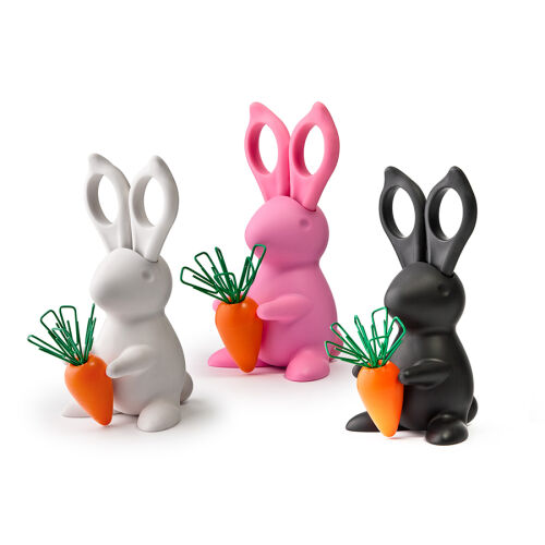 Ножницы+магнит со скрепками bunny, розовый 6 Ножницы+магнит со скрепками bunny, розовый 6
