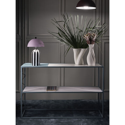 Стол консольный mayen, 120х35х76 см, белый/бирюзовый 2