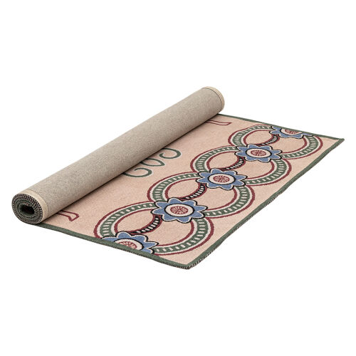 Ковер из хлопка по мотивам эвенских орнаментов из коллекции cult 5