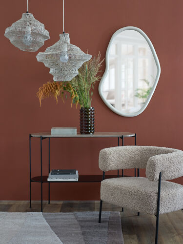 Светильник подвесной vinger, D45х50 см, бежевый 2