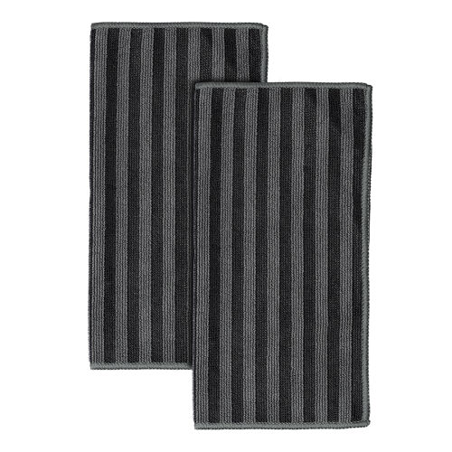 Набор салфеток двухсторонних для сильных загрязнений cozy clean, 30х30 см, темно-серые, 2 шт.