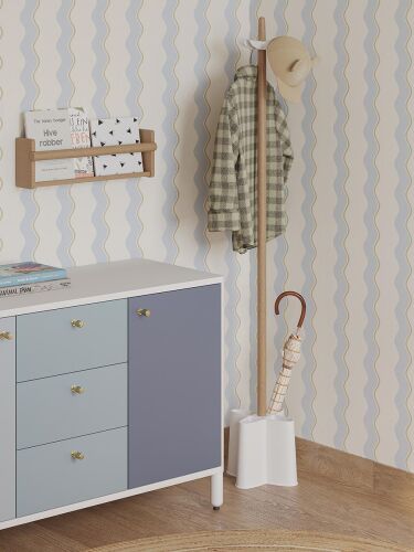 Вешалка напольная oulof, 158 см, бук/белая 3