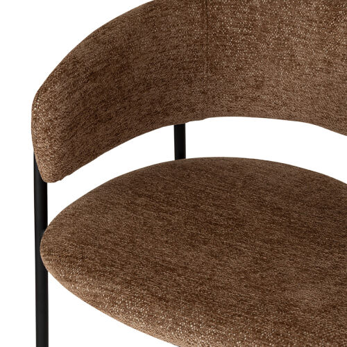 Стул полубарный helning, мягкий шенилл, светло-коричневый 7