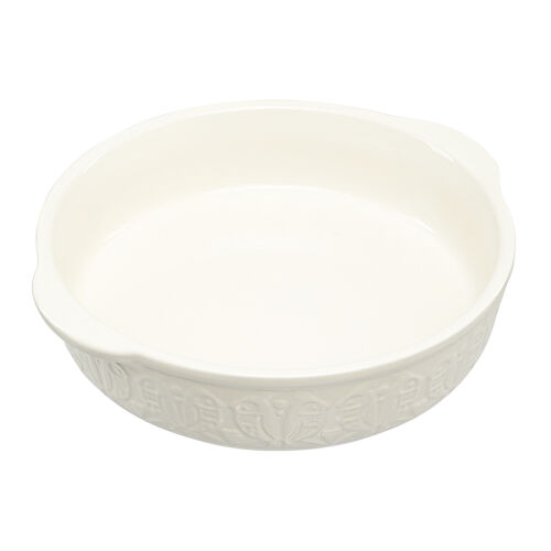 Блюдо для запекания birds of paradise, D27 см, кремовое 3
