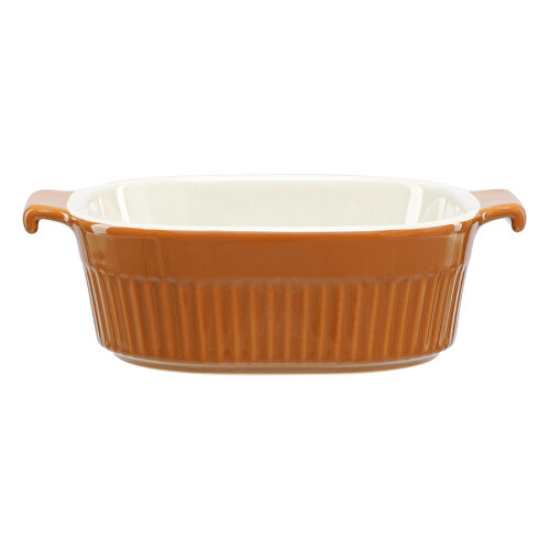 Блюдо для запекания soft ripples, 20х16,5 см, карамельное 1 Блюдо для запекания soft ripples, 20х16,5 см, карамельное 1