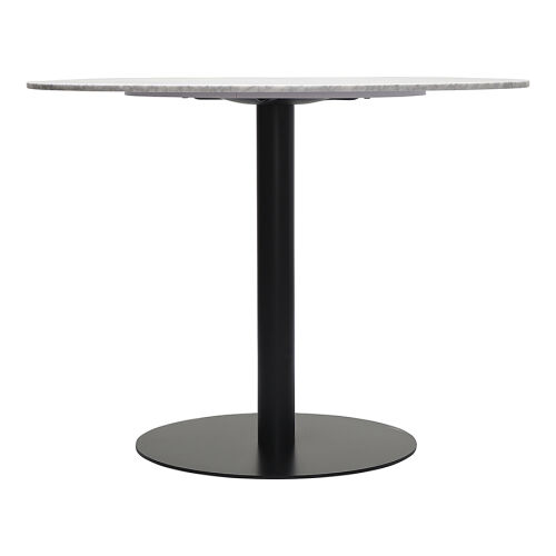 Стол обеденный trond, D100 см, белый мрамор/черный 5